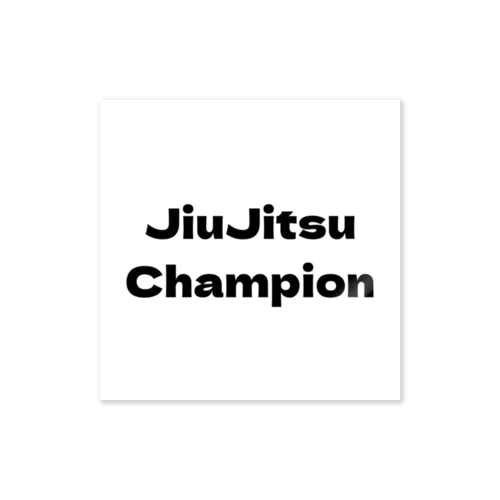 柔術ブランド　JiuJitsu Champion Sticker
