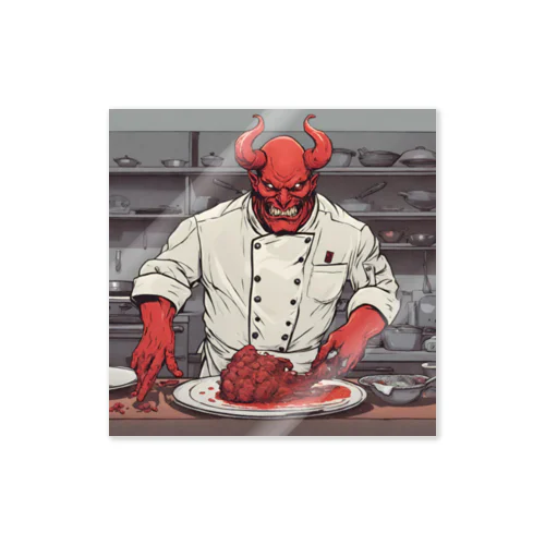 devil's cookingグッズ Sticker