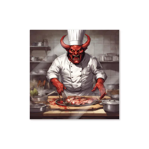 devil's cookingグッズ2 ステッカー