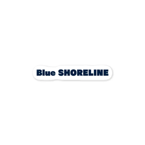 Blue SHORELINE ステッカー