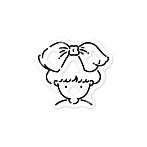 MONOCHROME RIBBON Sticker