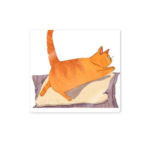 「猫と枕」スタンプ発売記念3 ステッカー