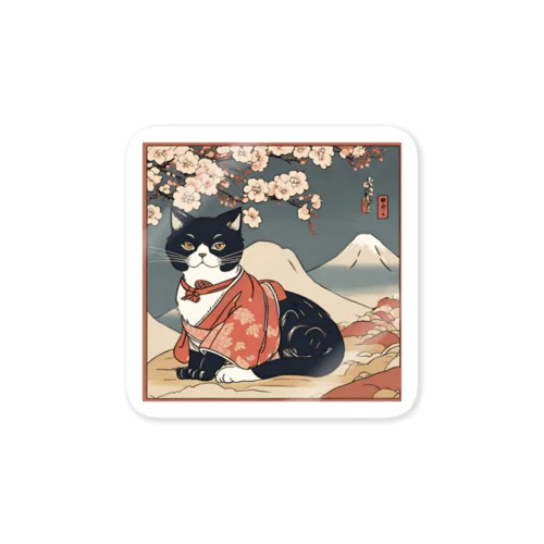 にゃんこ浮世絵ニャン🎵 Sticker