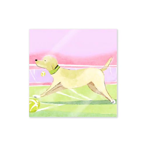 tennisdog ステッカー