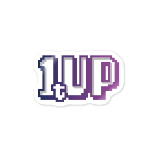 1tUP 紫 Sticker
