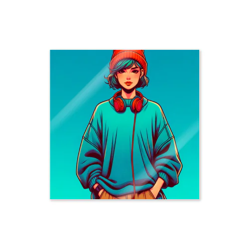 HIPHOP GIRL Sticker