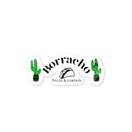 Borracho logo ステッカー