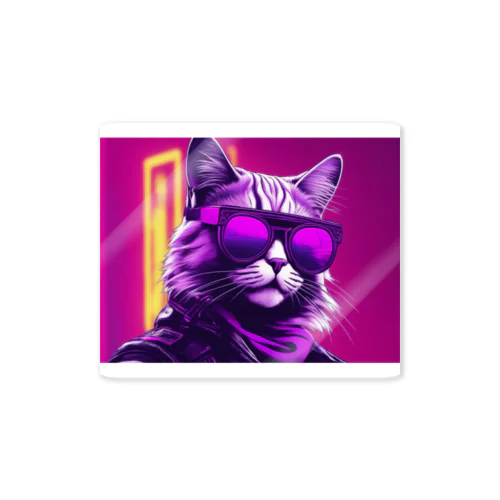 ハードボイルドねこ Sticker