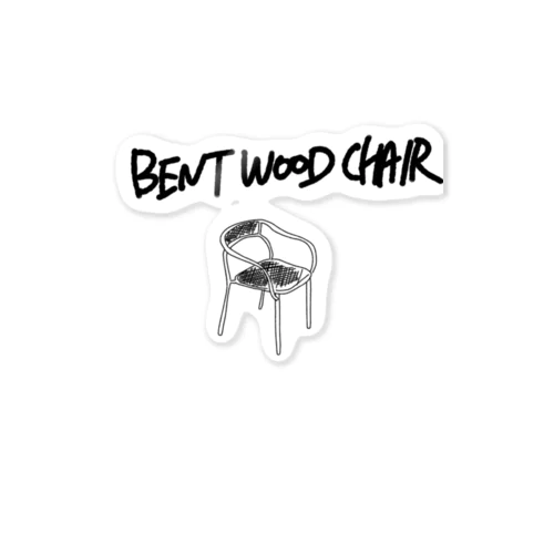 BENT WOOD CHAIR Sticker