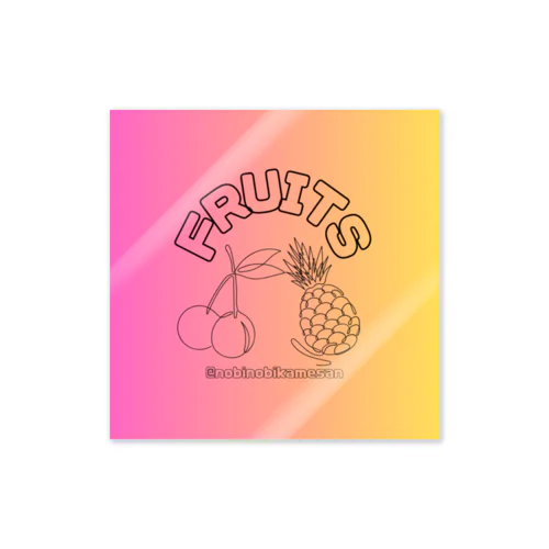 FRUITS Sticker