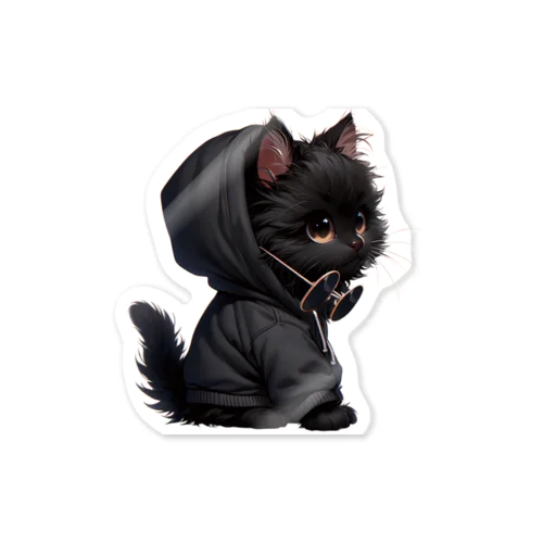 黒猫 Sticker