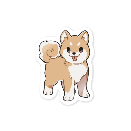 柴犬（ゆるめのいぬずかん） Sticker