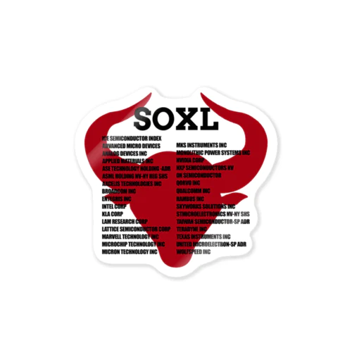 SOXL Holdings Sticker