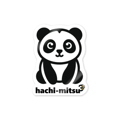 hachi-mitsu3 パンダ　panda ステッカー