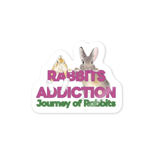 Journey of Rabbits Sticker