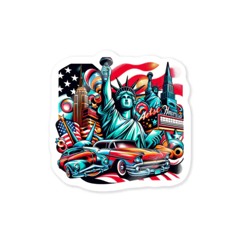 The アメリカン・ドリーム Sticker