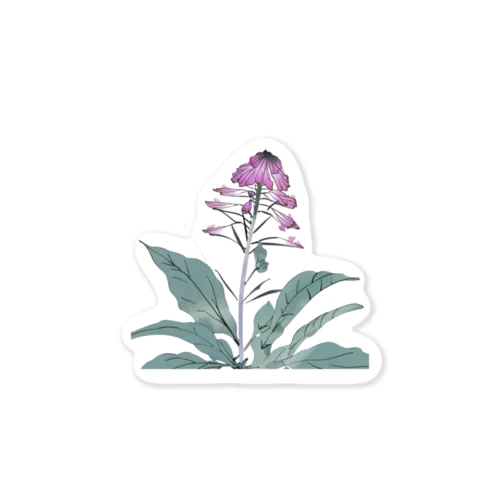 RetrowaveFlower-バイモ- Sticker