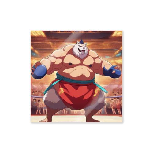 アニマル相撲レスラーズ/Animal Sumo Wrestlers Sticker