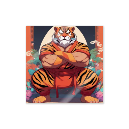 アニマル相撲レスラーズ/Animal Sumo Wrestlers Sticker