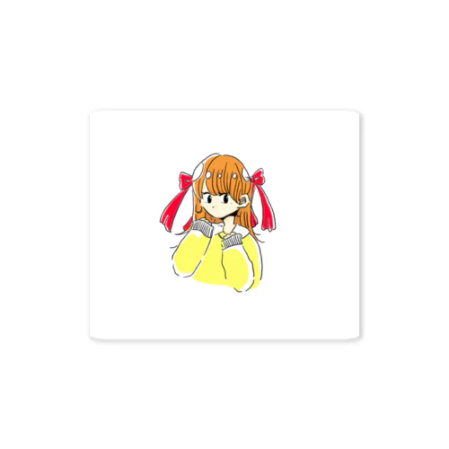 おんなのこ Sticker