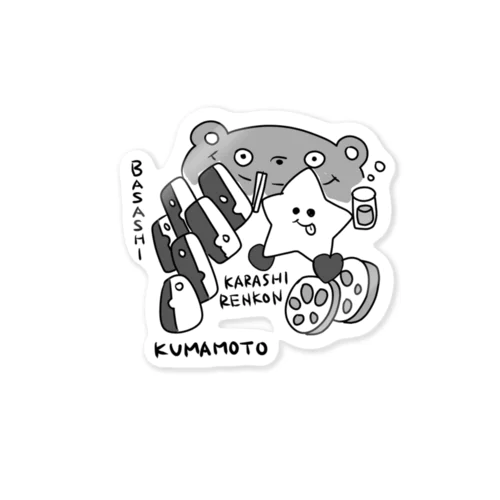 Momoka Co.,Ltd. 熊本 KUMAMOTO Hapi ver. Sticker