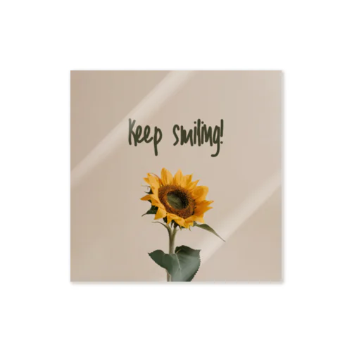 Keep smiling  Sticker