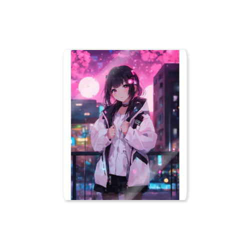 二次元の女の子 Sticker