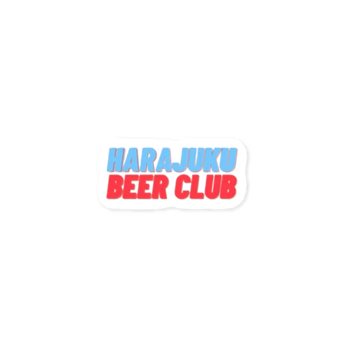 HARAJUKU BEER CLUB 2 Sticker