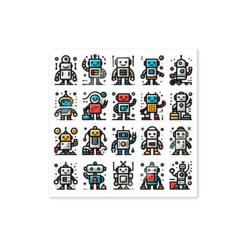 ロボットいっぱい！ Sticker