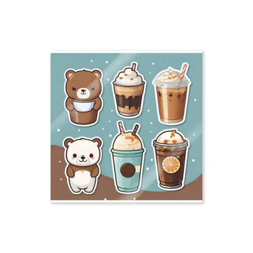 カフェもこ vol.4 ステッカー