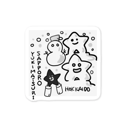 Momoka Co.,Ltd. 北海道 HOKKAIDO Mile ver. Sticker