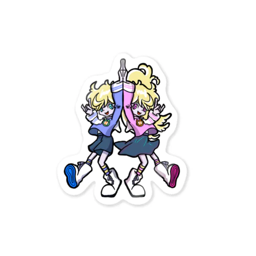 双子座♊️ジェム&エリー Sticker