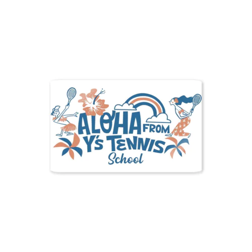 ALOHA from Y's Tennis Sticker