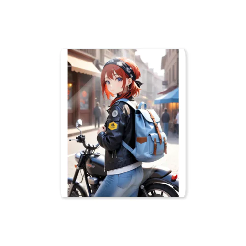 バイク女子そら Sticker