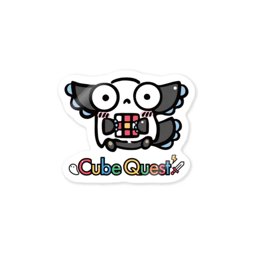 Cube Questのガウガウ君 ステッカー