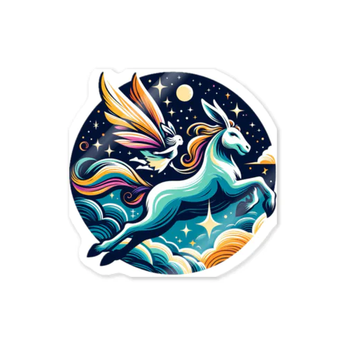 ウサギの妖精 Sticker