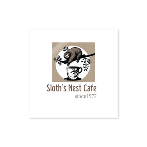 Sloth’s Nest Café Sticker