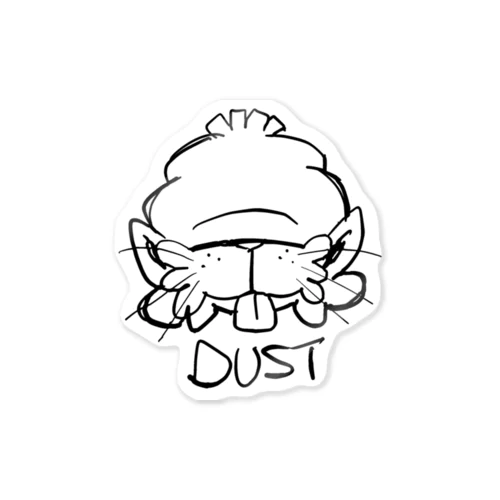 DUST正面顔ラクガキ Sticker