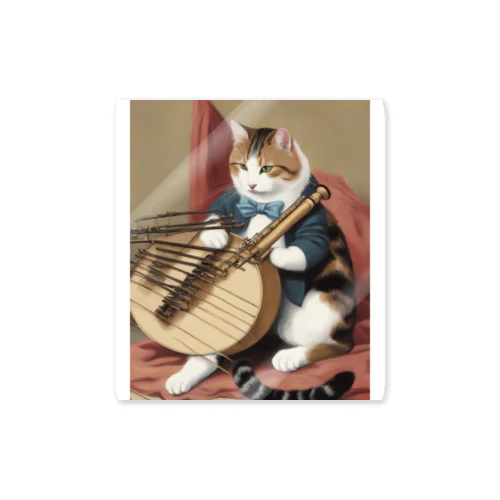  orchestra cat 001 Sticker