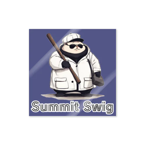Summit Swig　ネイビー ステッカー