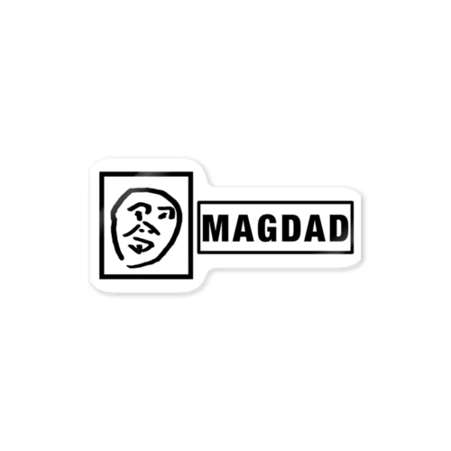 MAGDAD T　B ステッカー
