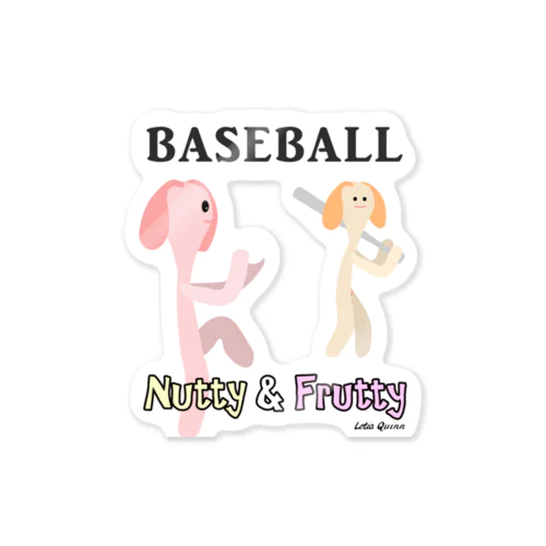 ナッティ・フルッティ　“ベースボール” Sticker