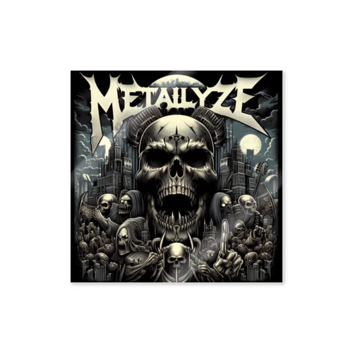 METALYZE 2nd Album Sticker