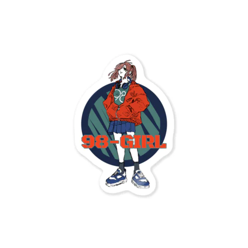 98-GIRL Sticker