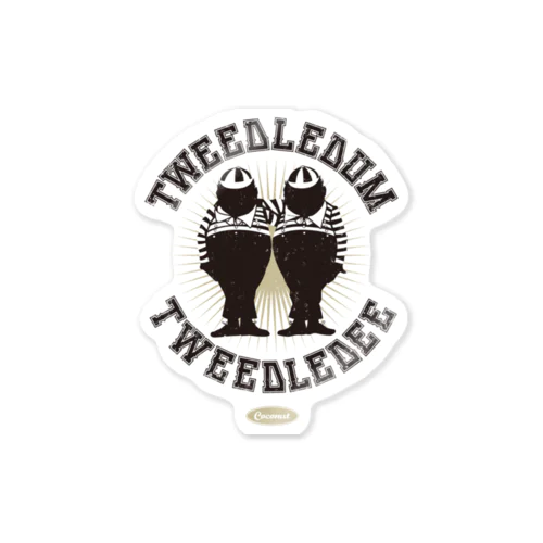 Tweedledum and Tweedledee Sticker