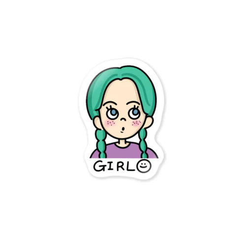 GIRL☺︎ Sticker