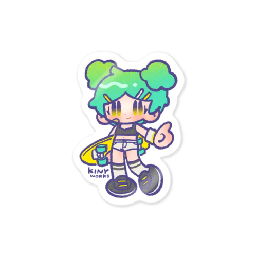 カリフォルニアスライダー Sticker