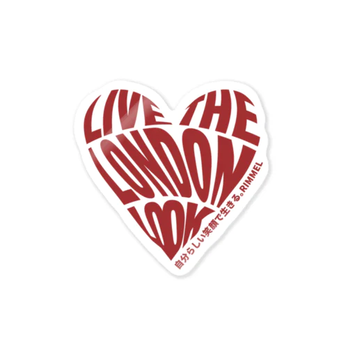 LIVE THE LONDON LOOK Sticker