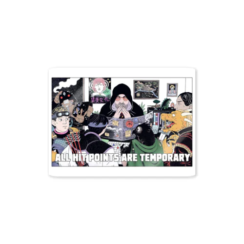 All HP are temporary color Sticker