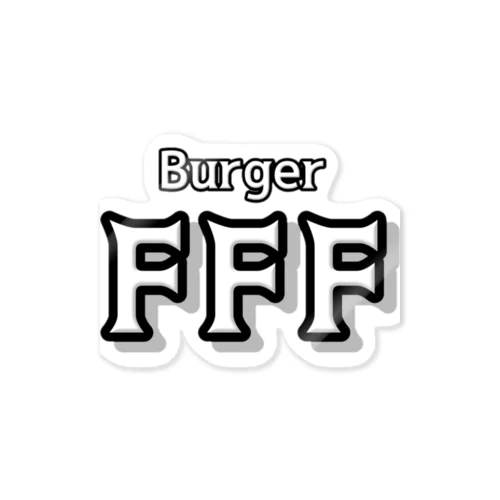 Burger FFF公式グッズ Sticker